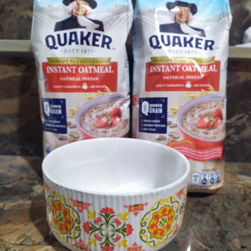 

Quaker Instant Oat 800 gram FREE MANGKOK CANTIK