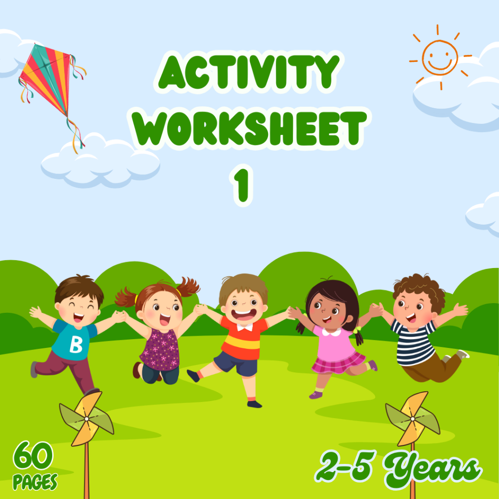 PRINTABLE ACTIVITY WORKSHEET 1 LEMBAR AKTIVITAS ANAK USIA 2-5 TAHUN  (PDF)