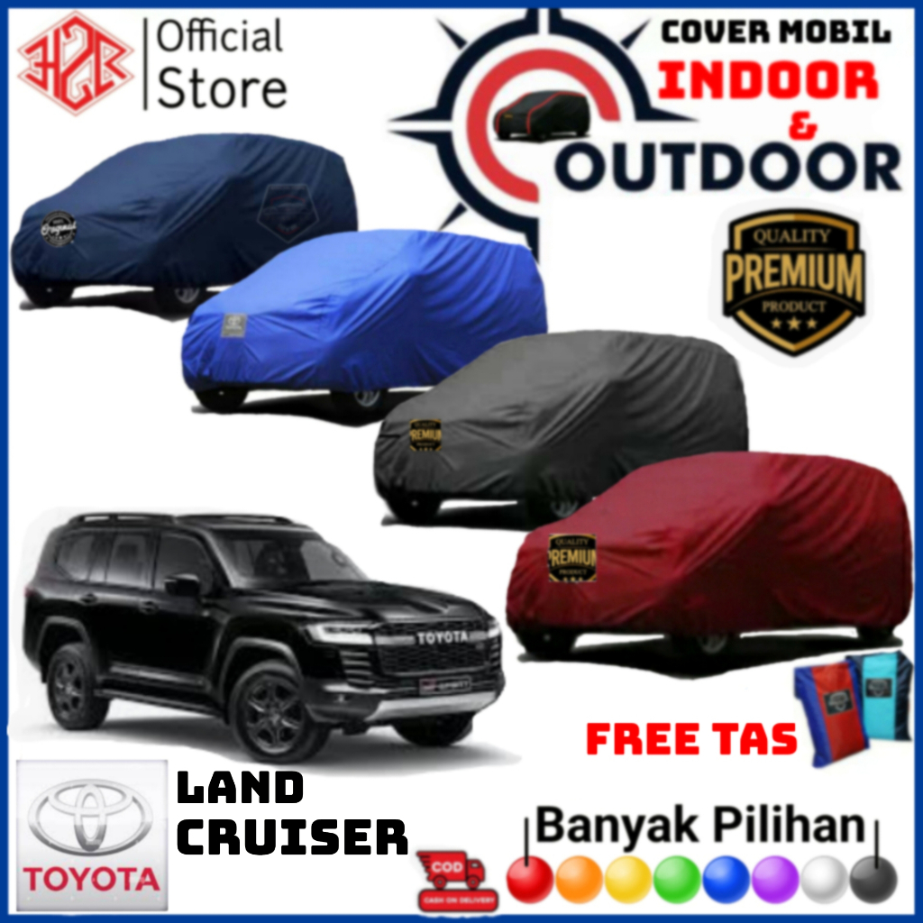 Cover Mobil Toyota Land Cruiser, Sarung Mobil Land Cruiser, Selimut Mobil Land Cruiser, PREMIUM