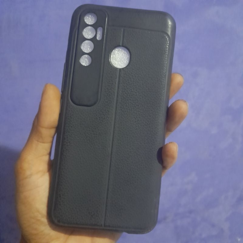 Soft Case techno spark 7 pro Softcase Auto Focus Casing Cover Jelly Case Carbon Black Silikon Gradas
