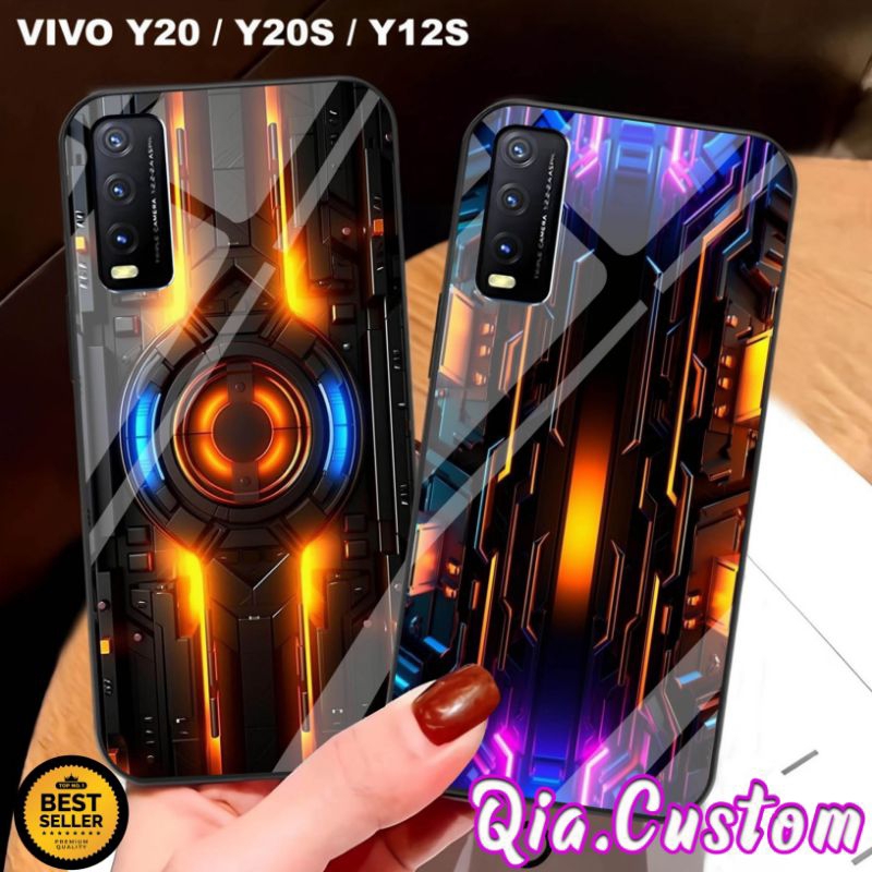 Promo Case Glossy Vivo Y20 Y20s Y12s Terbaru , Case Glossy Kilau Vivo Y20 Y20s Y12s , pelindung Hp V