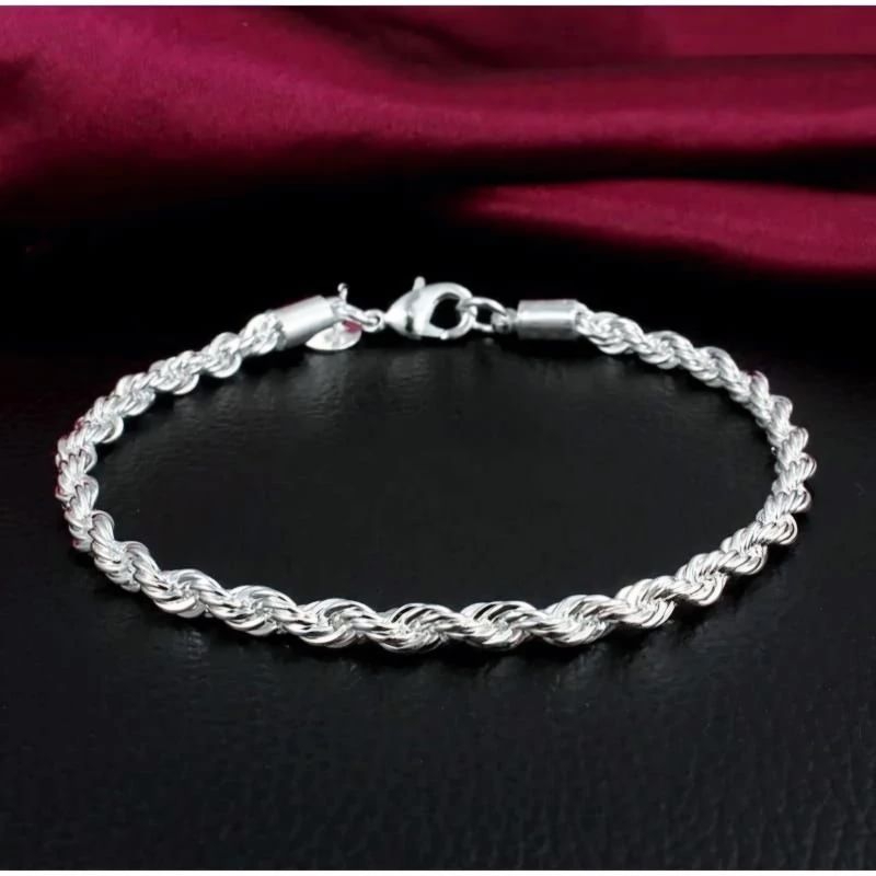 Gelang Titanium Ulir Wanita Gelang Ulir Gelang Tambang Lilit