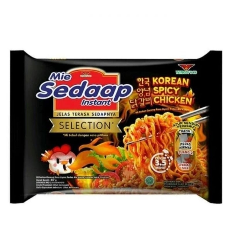 

Mie Sedaap Selection Korean Spicy Chiken x 90 gram