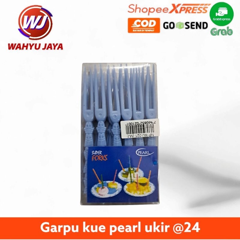 

Garpu kue pearl ukir @24
