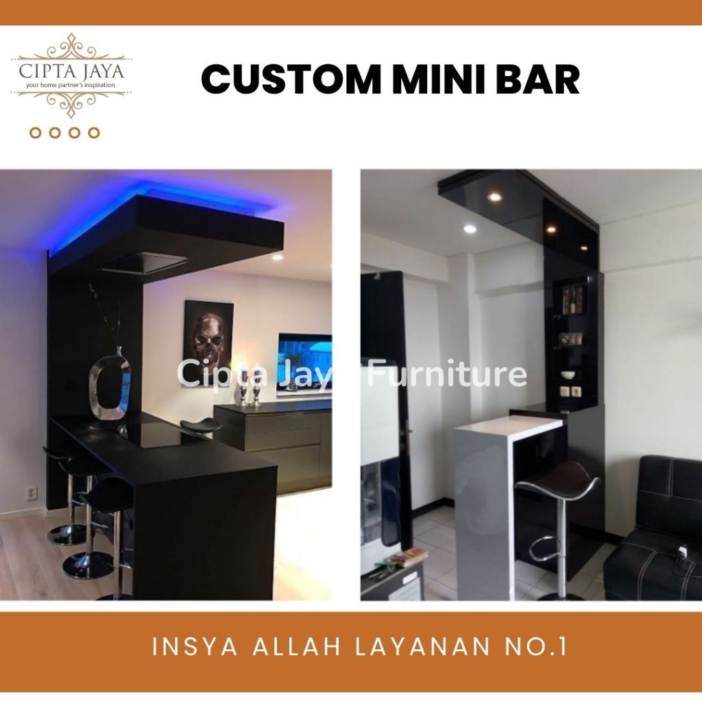 Mini Bar Kitchen Set Custom Minimalis Modern