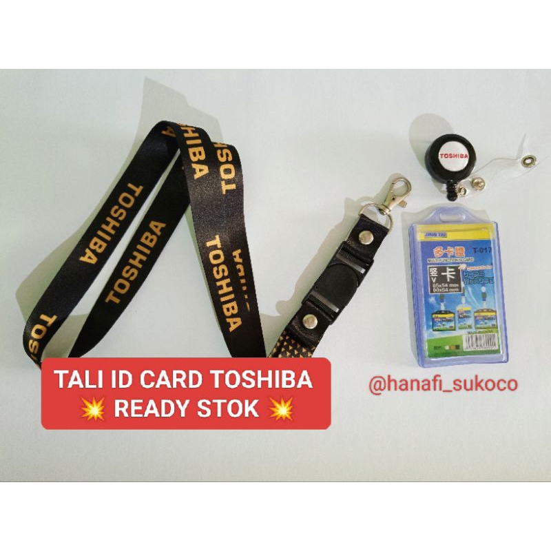 

TOSHIBA tali id card printing Toshiba [ READY STOK] Lanyard SATUAN