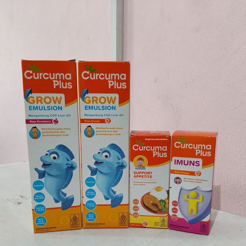 curcuma plus vitamin penambah nafsu makan anak dan dewasa (harga 1strip)