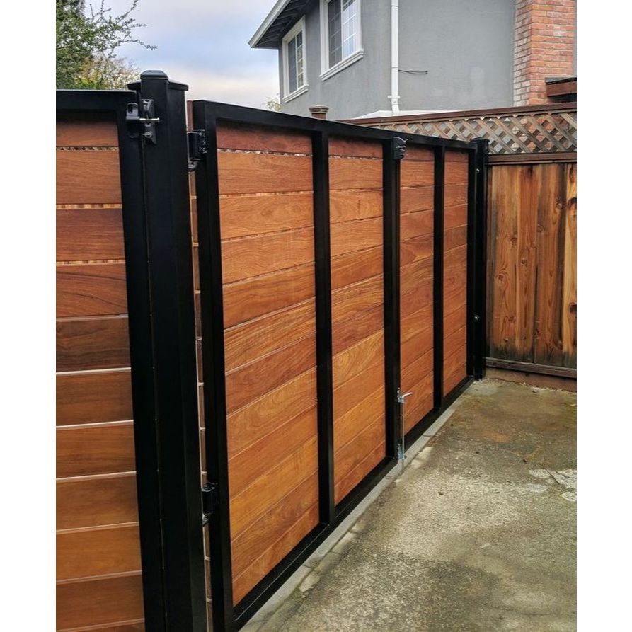 Pagar woodplank minimalis sidoarjo surabaya