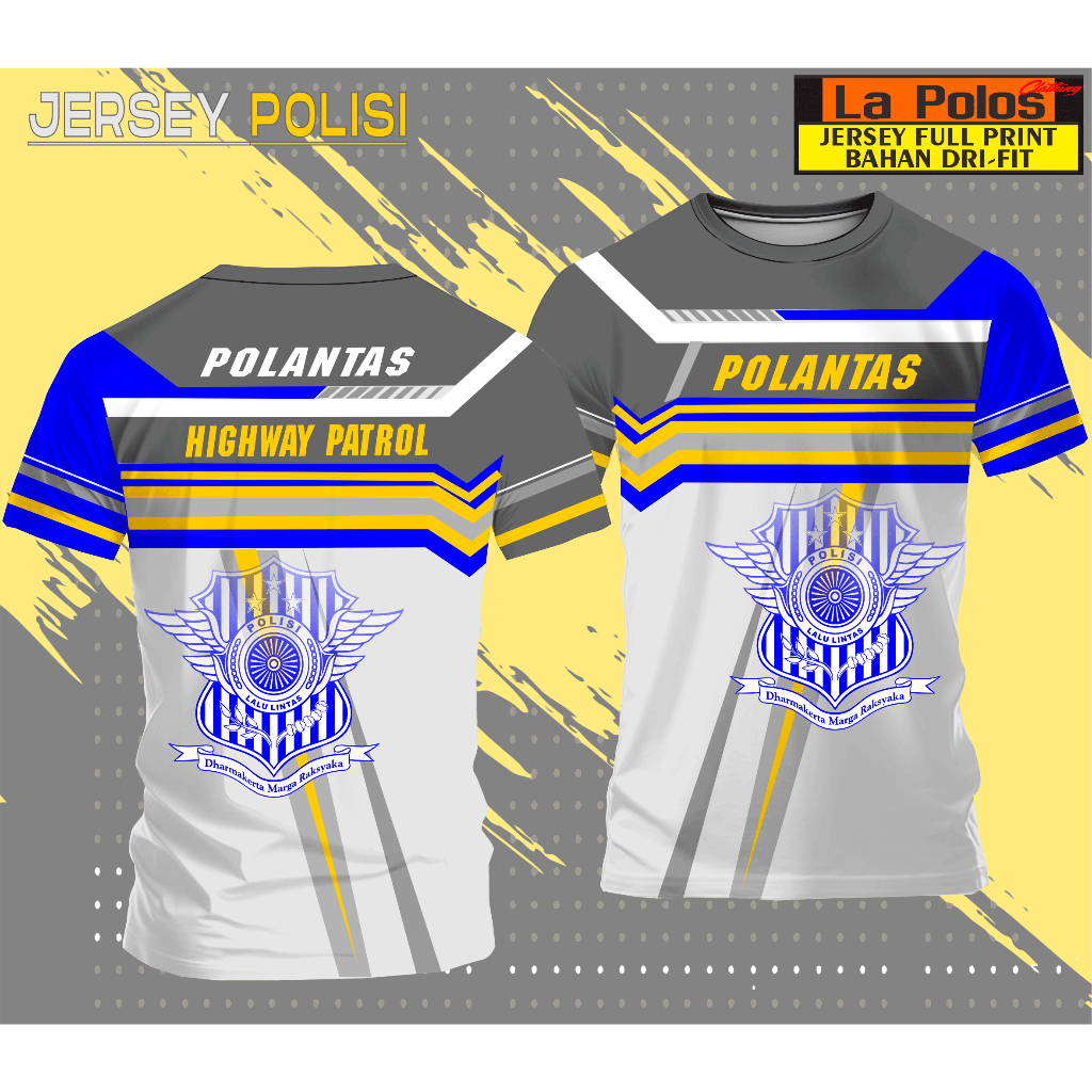 Kaos jersey Polisi Polantas Highway Patrol