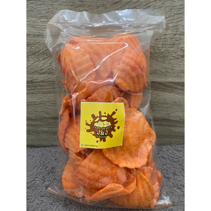 

KeripikTalasGelombangPedas250gr