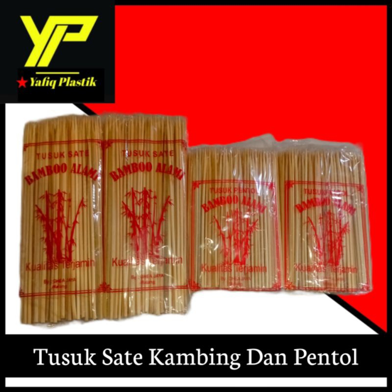 

TUSUK SATE KAMBING DAN PENTOL 200 gram / TUSUK CILOK / TUSUK SOSIS BAKAR