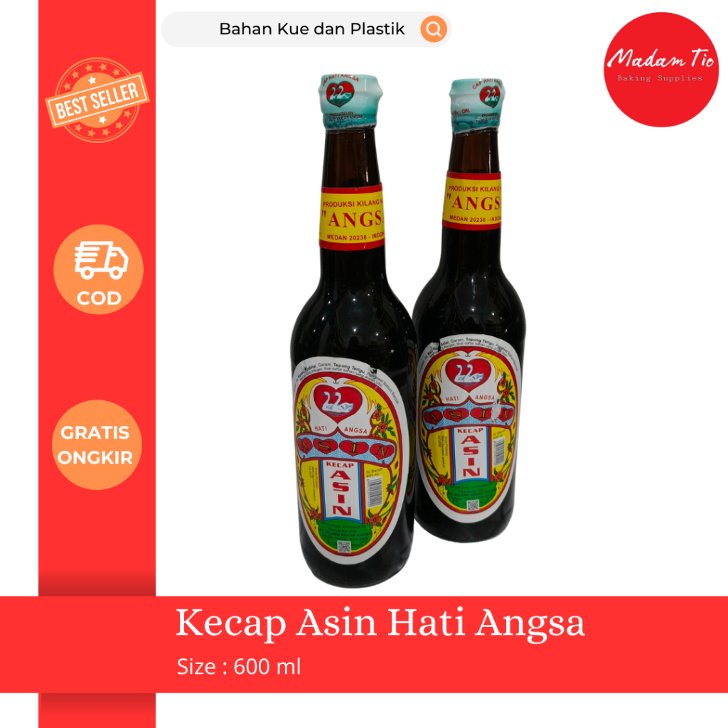 

Kecap Asin Hati Angsa 600ml 1pcs
