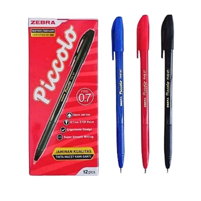 

Pulpen Piccolo 0.7mm / pen Piccolo Zebra / bolpoin / pena