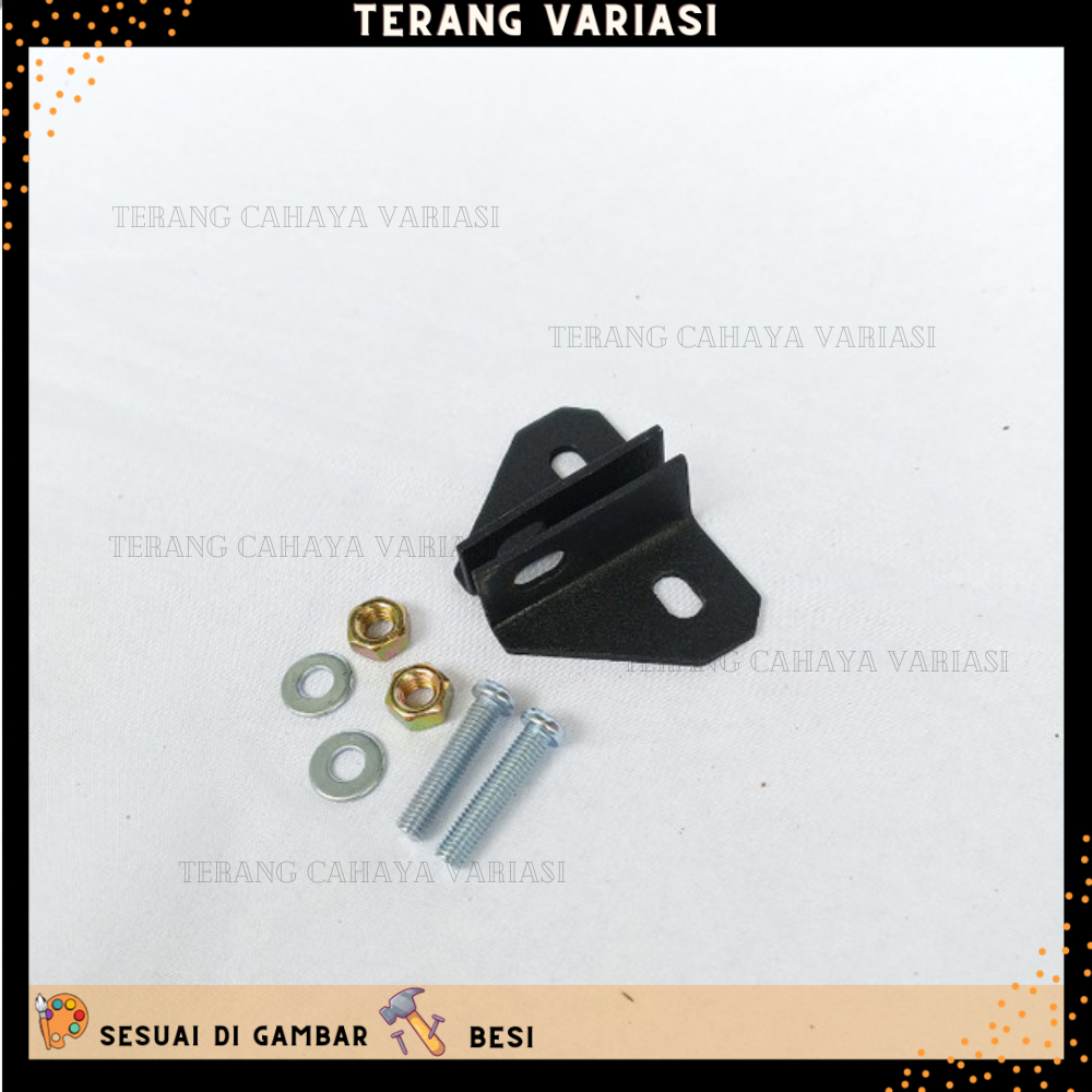 BRACKET LAMPU VARIO NEW BRAKET DUDUKAN LAMPU TEMBAK D2 VARIO 125 150 LED NEW