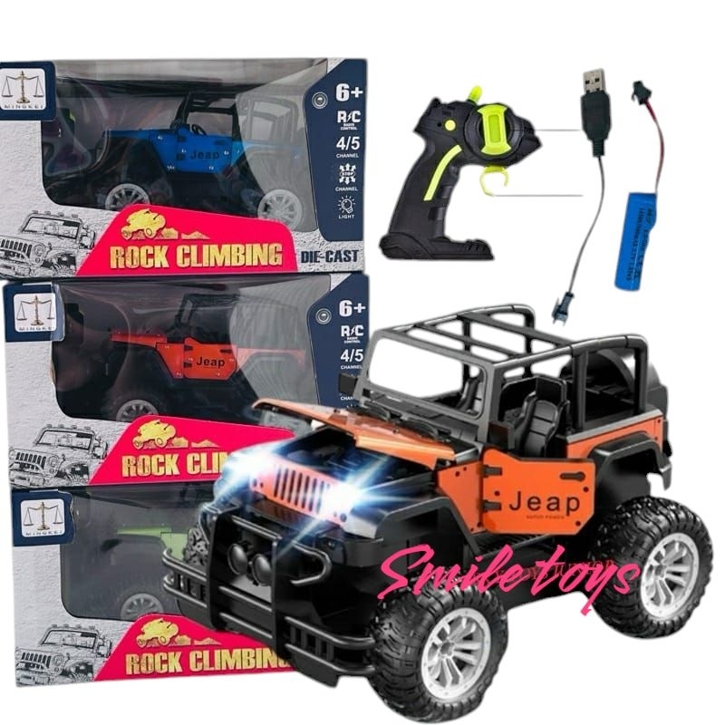 MOBIL JEEP HUMEMER RC mainan anak mobil remot rc die cast jeep rubicon