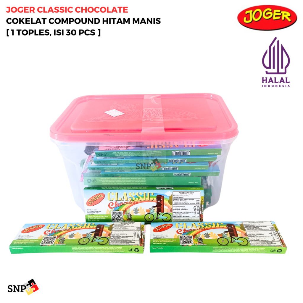 

[HALAL] JOGER COKELAT CLASIC [1 TOPLES, ISI 30 PCS]