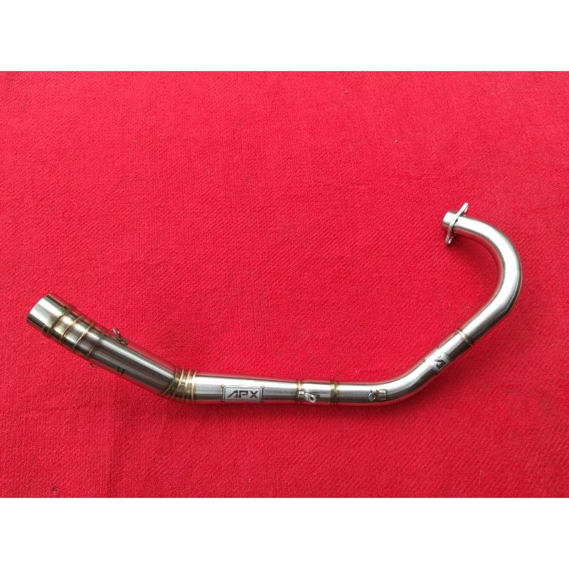 Leheran Knalpot Racing VIXION CB150R  CBR150R BYSON VERZA R15 V2 V3 V4 XABRE GSX150 Original APX Rac
