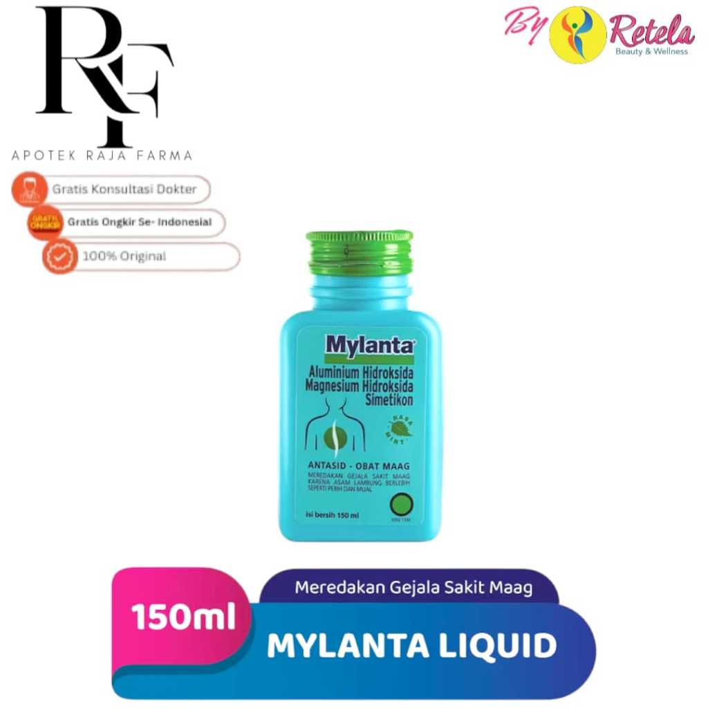 MYLANTA SYRUP BOTOL 150ML / Meredakan Nyeri Lambung / Asam Lambung