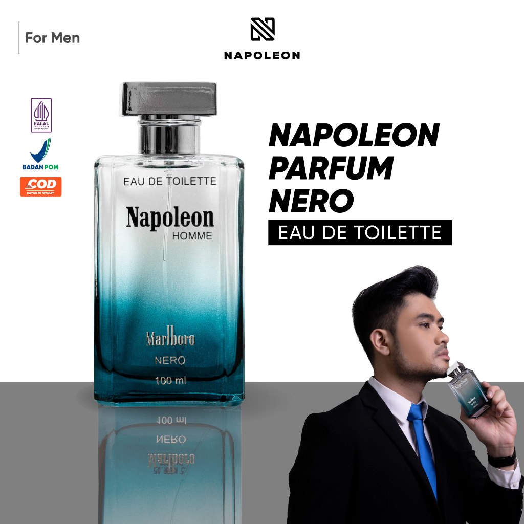 NAPOLEON Parfum Pria Eau de Toilette EDT Nero 100 ML