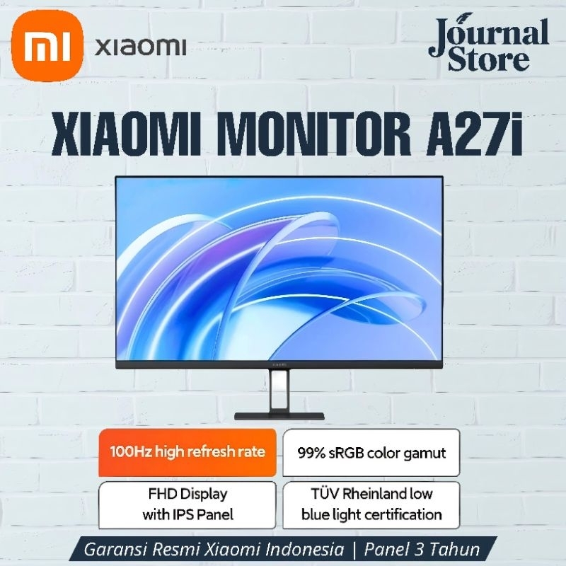 Monitor Xiaomi 27 Inch Gaming Monitor FHD 100Hz IPS A27i Garansi Resmi