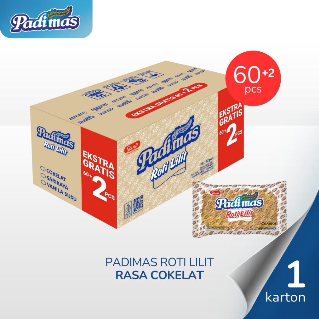 

Roti Lilit Padimas Coklat Extra 2 Karton