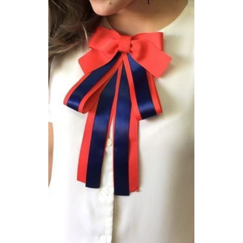 Bross Pita Kerah / Kerah Dasi Pita Korea / Pita Satin Premium / Fashion Korea