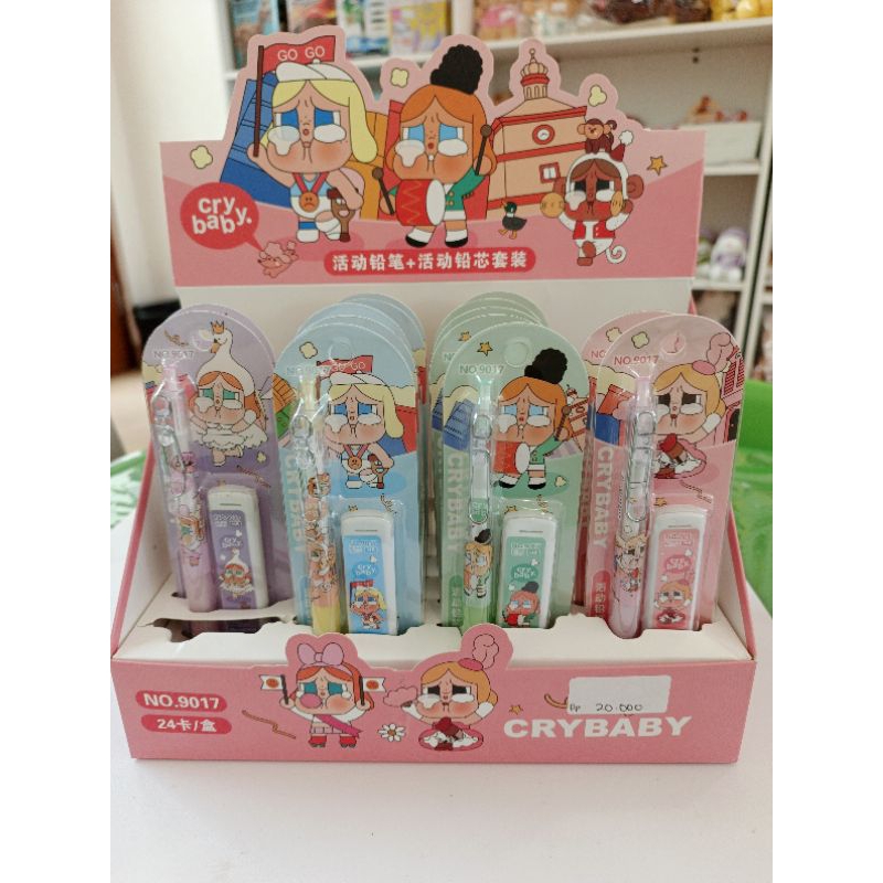 

ilykids pensil mekanik pensil cetek crybaby lucu