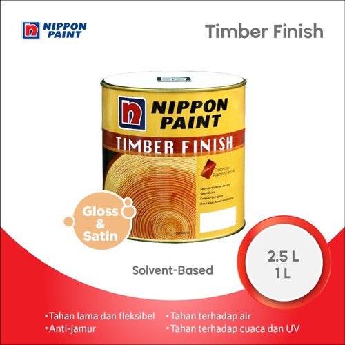 Nippon Paint Politur Timber Finish 1liter - Varnish Kayu Gloss