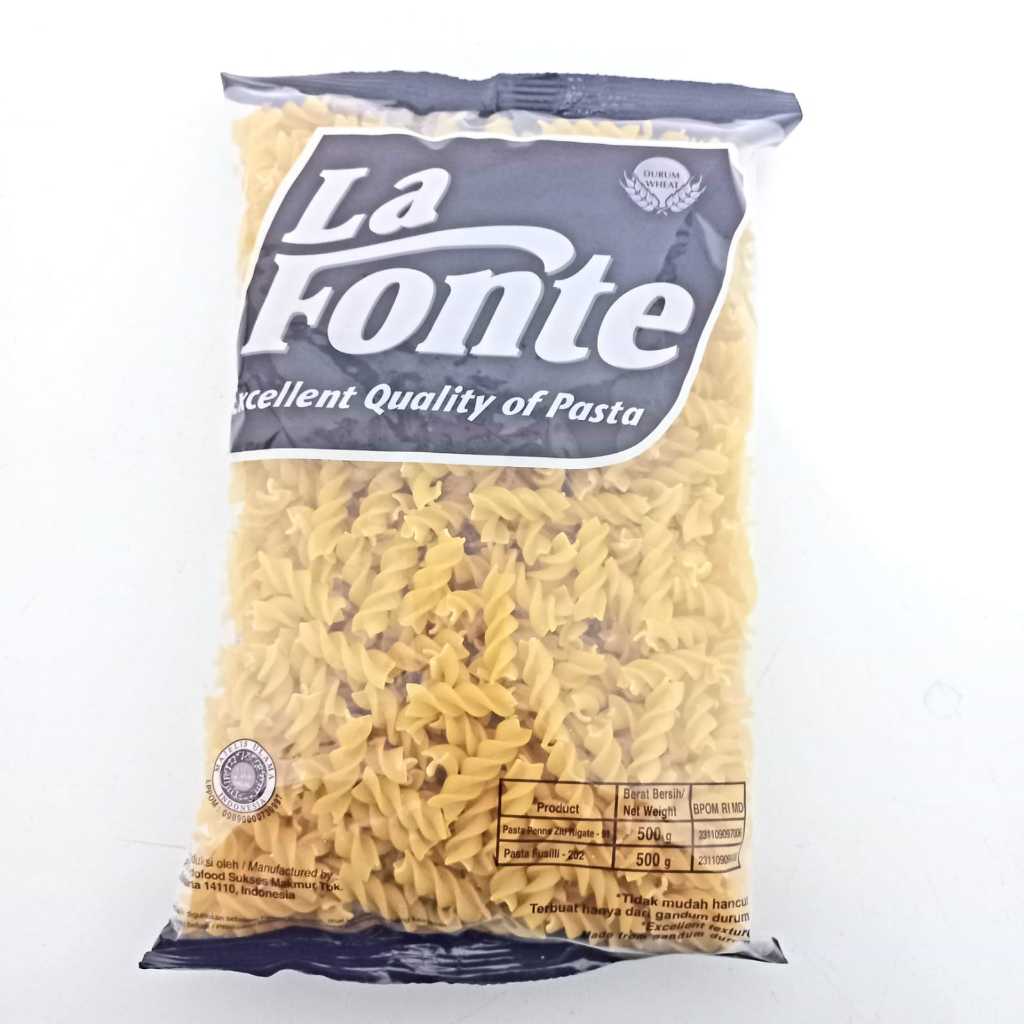 

La Fonte Pasta Fusili no 202 500gr - Pasta Makaroni Spiral