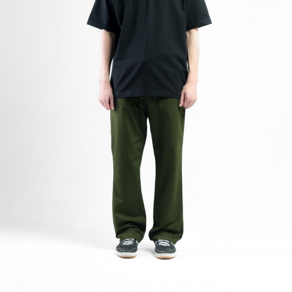 Hammerstout - Celana Panjang Chino - Toxic Olive