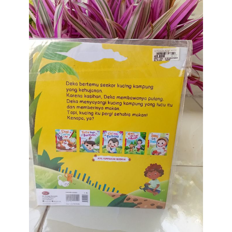 buku anak deka dan si kucing kampung
