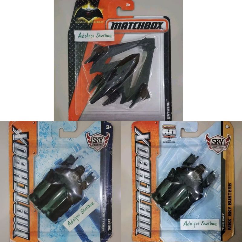 matchbox batwing batman v superman pesawat bat wing the bat mbx sky busters skybusters 60 anniversar