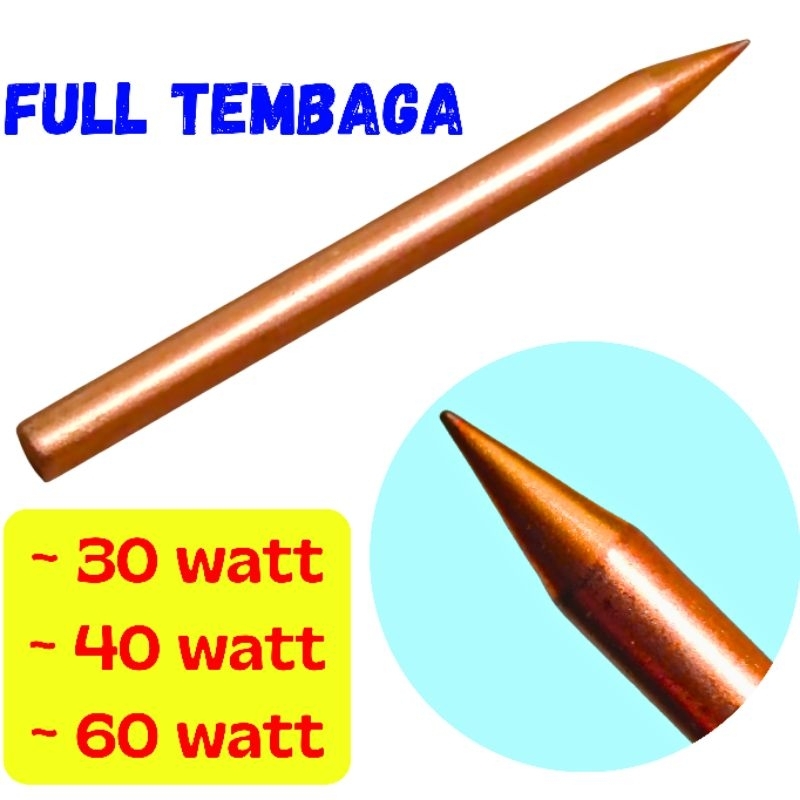 mata solder tembaga 60w 40w 30w / mata solder 40watt 60watt 30watt