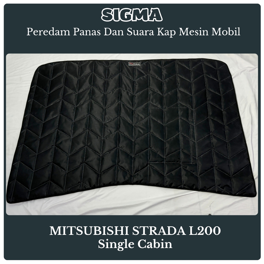 Peredam Kap Mesin Mobil Mitsubishi Strada L200 Single Cabin