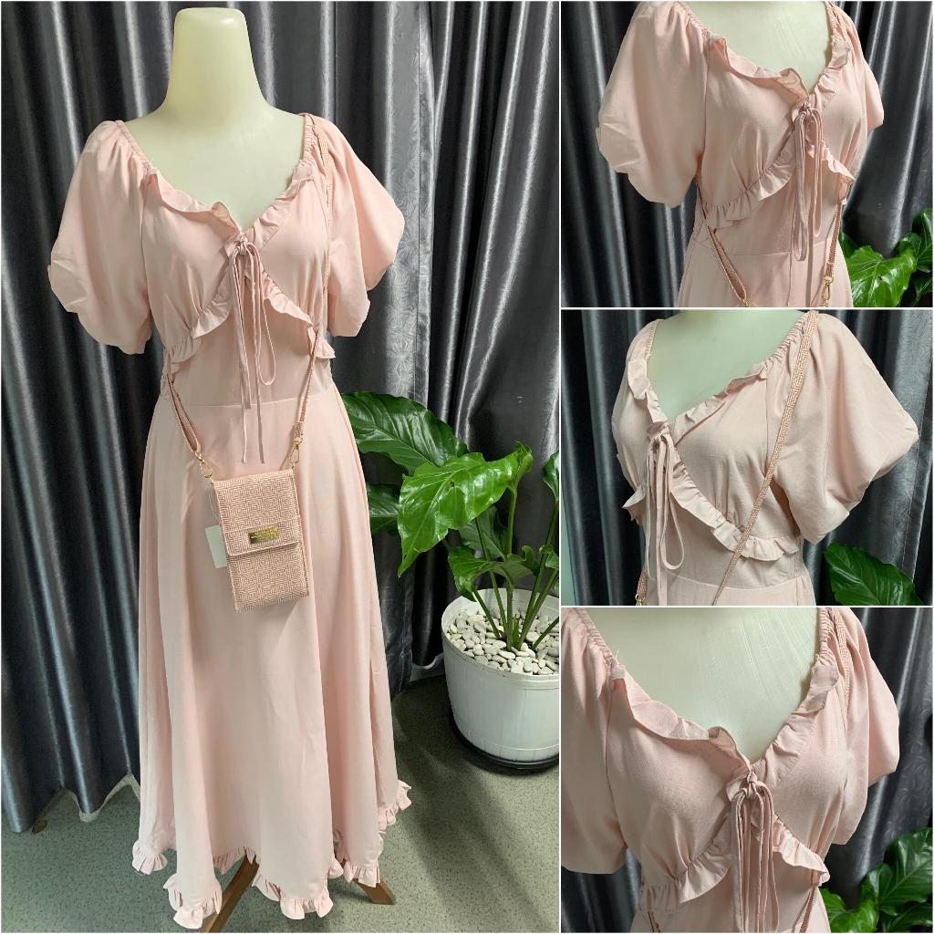 Dress Bunga Import Model Korean Style Bahan Berkualitas || Dress Bunga Import Casual ||