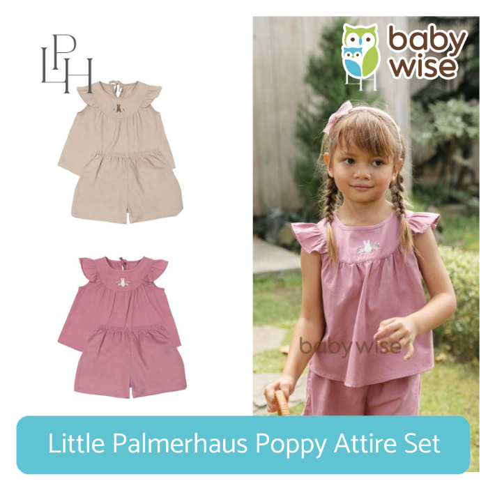 Little Palmerhaus Poppy Attire Set - Setelan Anak Perempuan