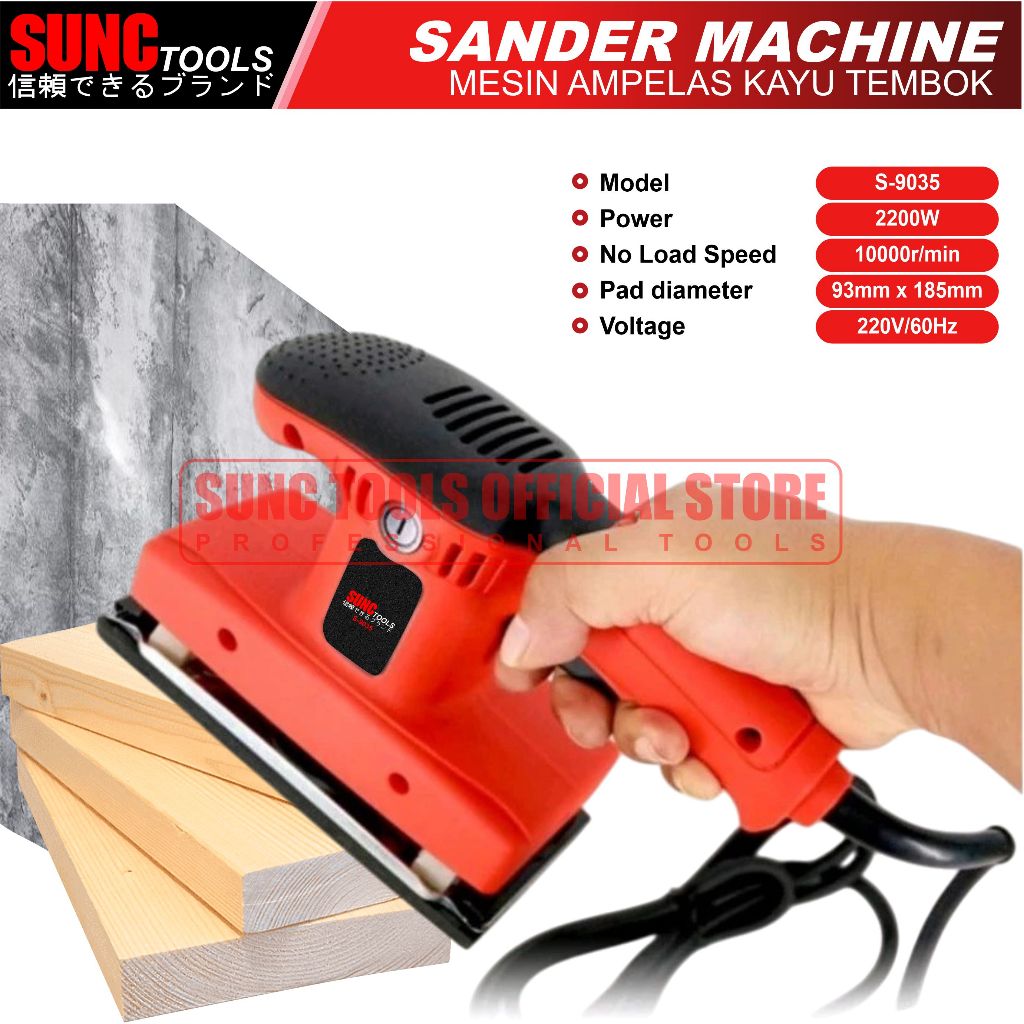 Alat Amplas Tembok Mesin Amplas Kayu Elektrik Sander Amplas Listrik Electric Sander