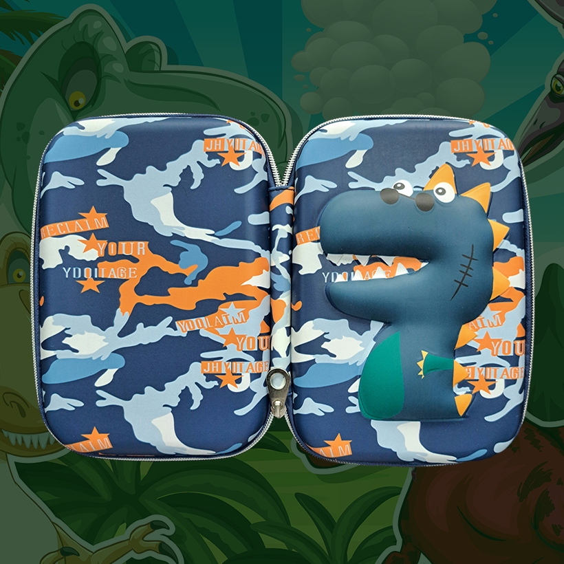 

Tempat Pensil Motif Dino 6567 Pencil Case Smiggle Besar