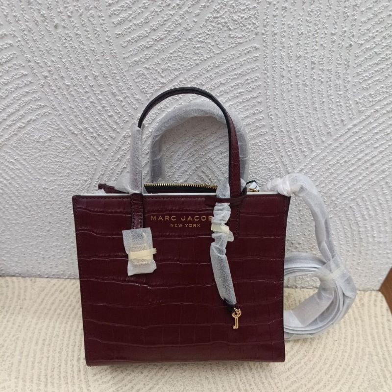 TAS WANITA MJ MINI GRIND TOTE CROCO EMBOSSED