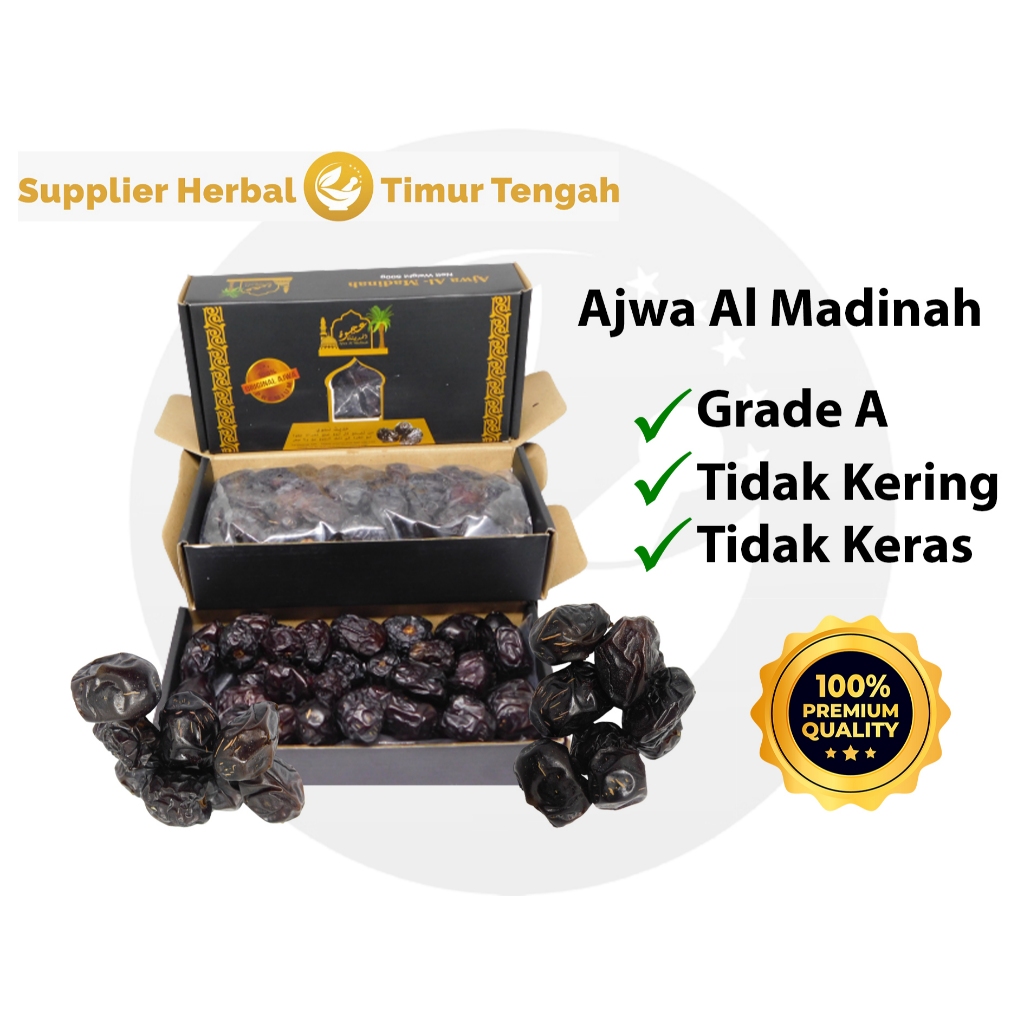 

KURMA AJWA 500 GR PREMIUM MADINAH