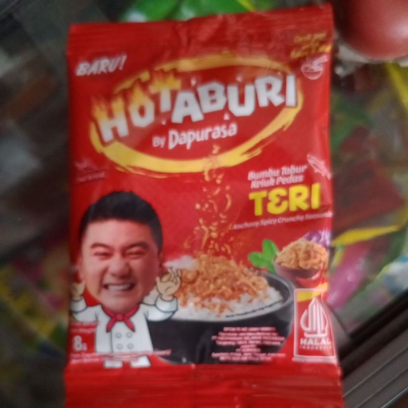 

HOTABURI BUMBU TABUR KRIUK PEDAS TERI 8g