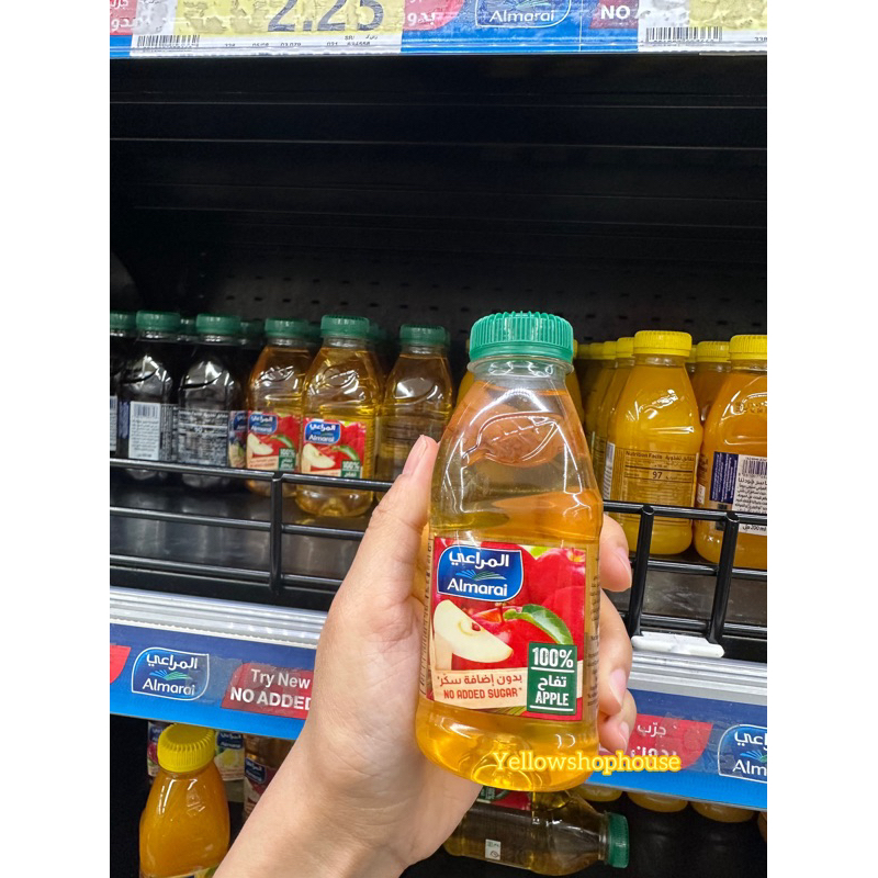 

ALMARAI JUICE APPLE / JUS ALMARAI APEL NO SUGAR ADDED / ALMARAI ORIGINAL