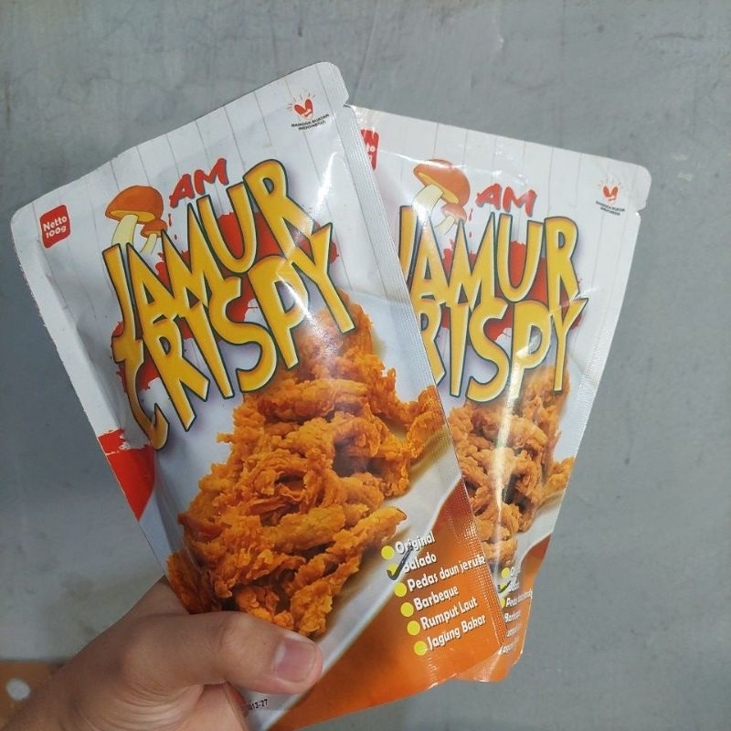 

Jamur Crispy Original Balado Renyah Gurihh berat 100g