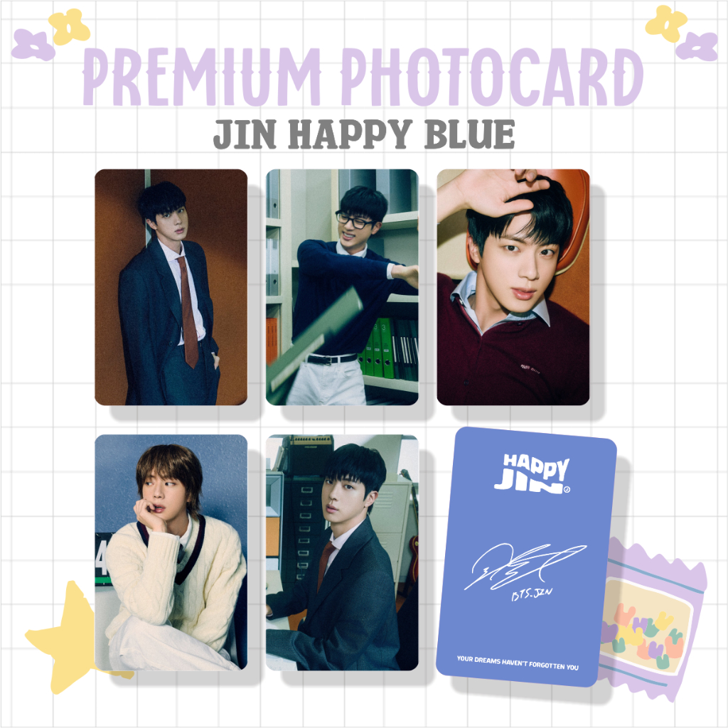 PC PHOTOCARD BTS JIN HAPPY ASTRONAUT
