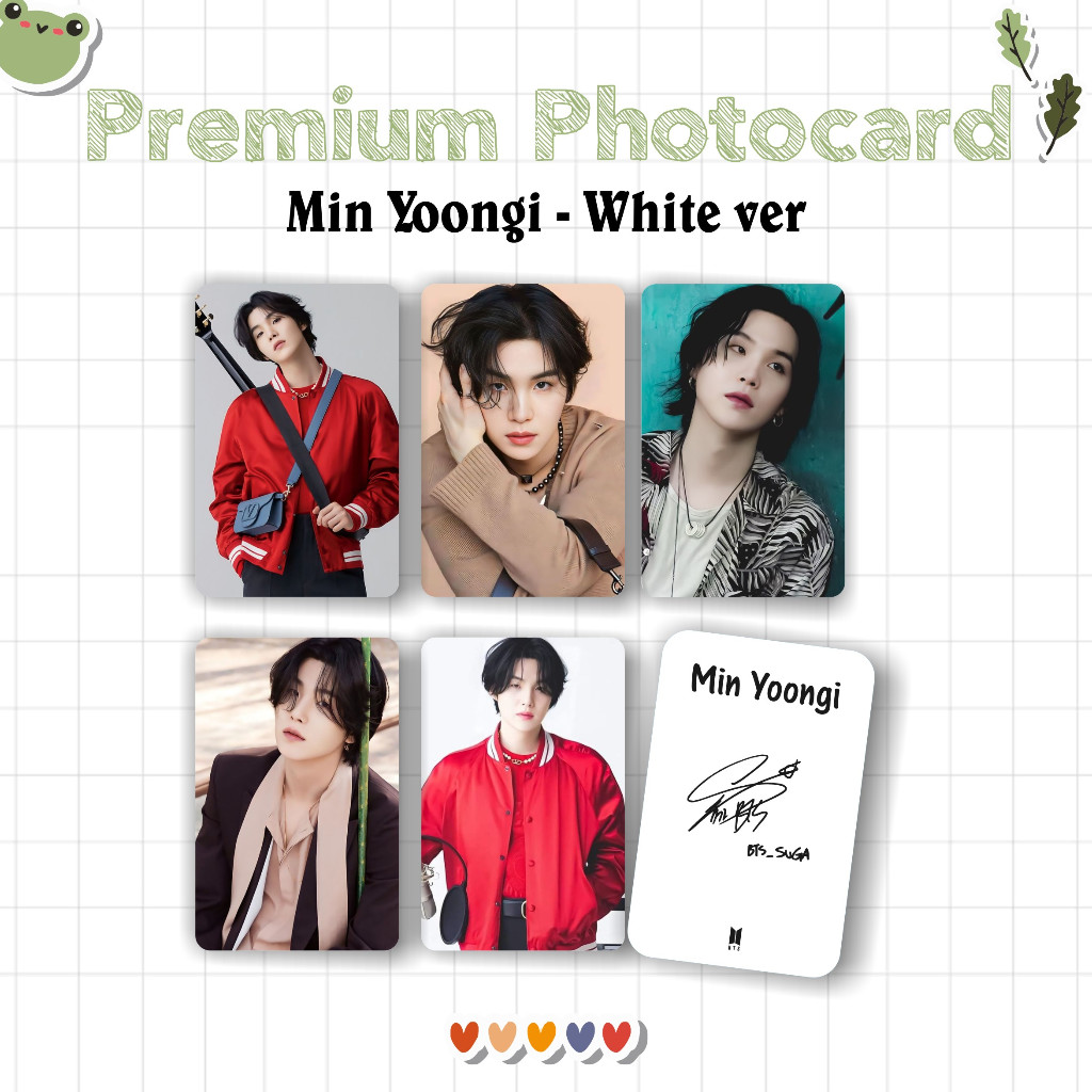 PC PHOTOCARD PAHE YOONGI SUGA