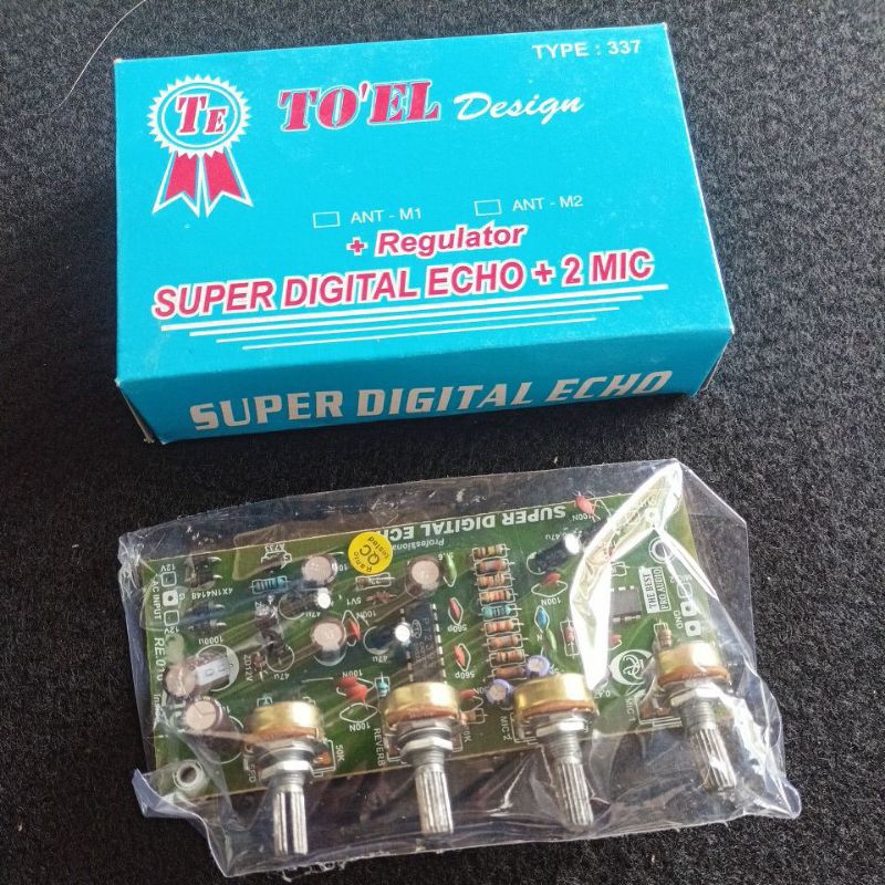 SUPER DIGITAL ECHO + 2 MIC TO'EL design