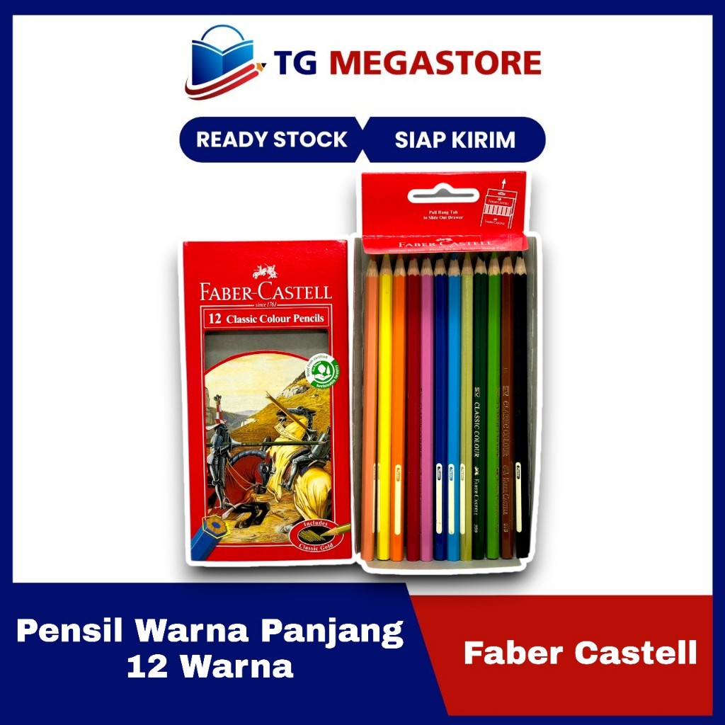 

Pensil Warna Faber Castell 12 Warna Panjang