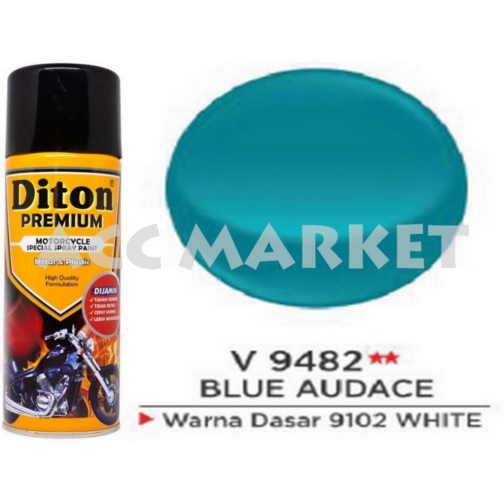 Pilox Diton Premium Pilok Pylox Biru Blue Audace 9482