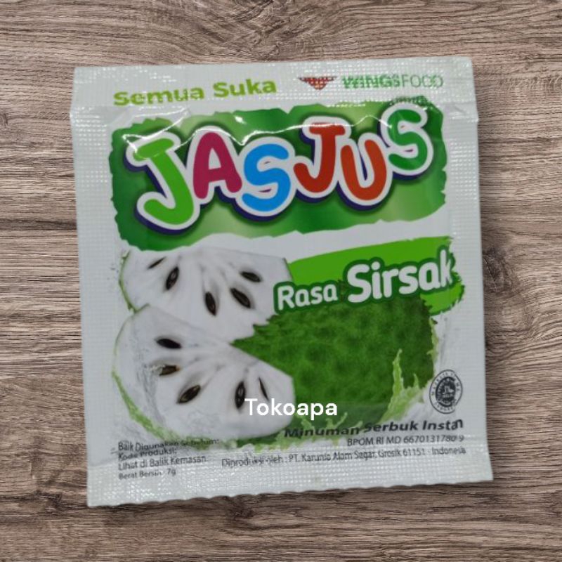 

Jasjus Rasa Sirsak ( 10 Sachet )