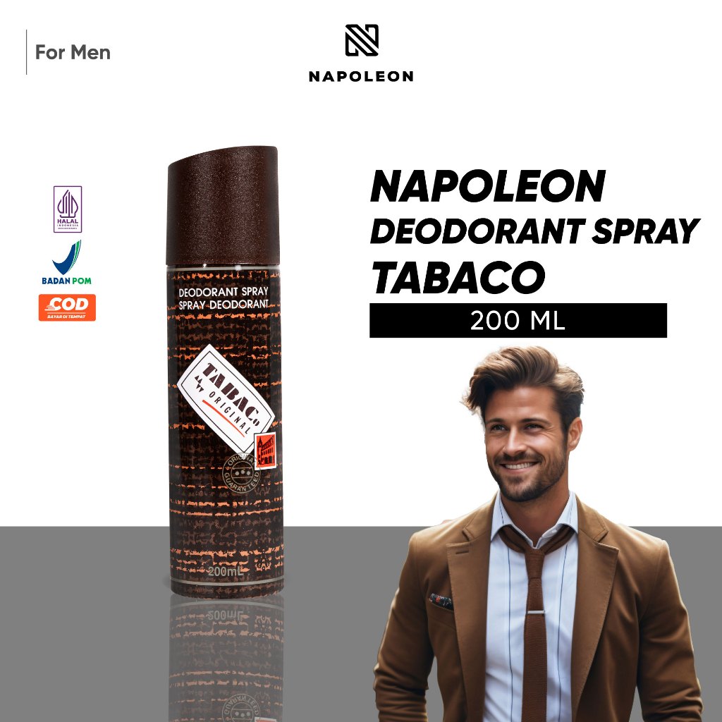 TABACO Deodorant Spray Coklat 200 ML